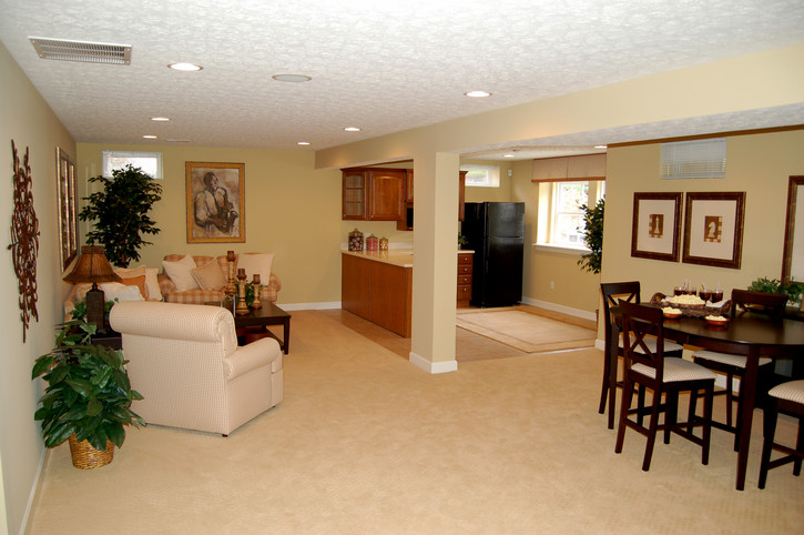 Completed Basement After Tanking - Waterproofing for Basements.